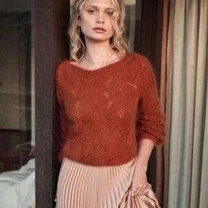 SÉZANE Avril Wool/Mohair Knit Sweater - NWOT